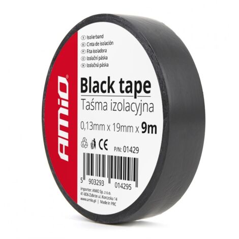 Ruban isolant en PVC noir Scotch AMIO-01429