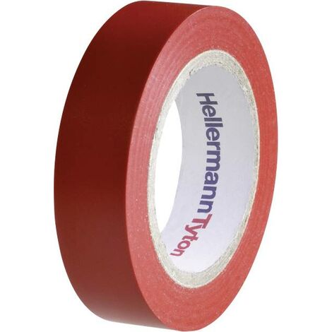Ruban isolant HelaTape Flex 15 HellermannTyton 710-00101 rouge (L x l) 10 m x 15 mm 1 pc(s) S19855