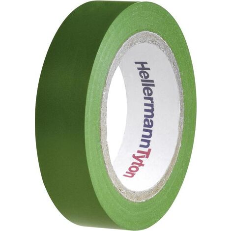 Ruban isolant HelaTape Flex 15 HellermannTyton 710-00103 vert (L x l) 10 m x 15 mm 1 pc(s) S19833