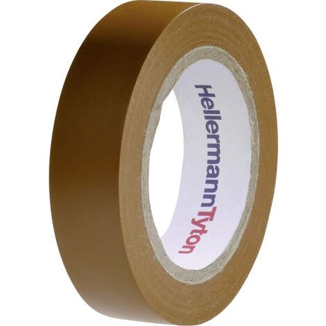 Ruban isolant HelaTape Flex 15 HellermannTyton 710-00107 marron (L x l) 10 m x 15 mm 1 pc(s) S19438