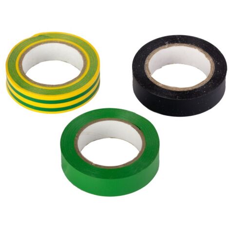 Ruban isolant mega rz13101t 15 mm 10 m 3 rouleaux