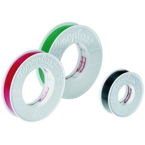 Ruban isolant no. 302 vert 10mx15 mm Coroplast