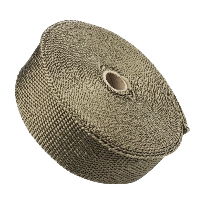 Ruban isolant pour collecteur d'échappement, 15 m, 50 mm (or titane)