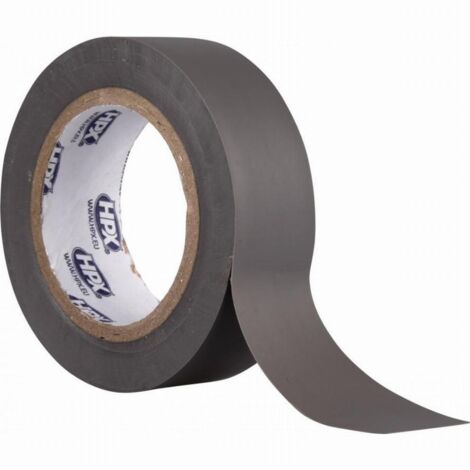 Ruban isolant PVC - gris 19mm x 10m