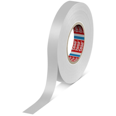 Ruban isolant Tesa Premium Soft en PVC Argent 33m x 15mm x 0.126mm ( Prix pour 1 )