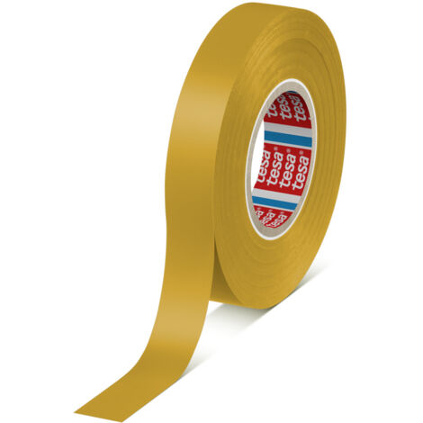 Ruban isolant Tesa Premium Soft en PVC Or 33m x 19mm x 0.126mm ( Prix pour 1 )
