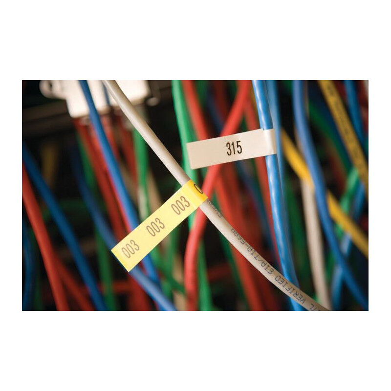 E-robur - Ruban laminé noir/blanc 9 mm x 8 m (229111)