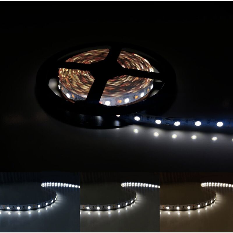 Silamp - Ruban led 12V 5M 5050 IP20 60LED/m - Blanc Froid 6000K - 8000K Silamp - Ruban led 12V 5M 5050 IP20 60LED/m - Blanc Froid 6000K - 8000K