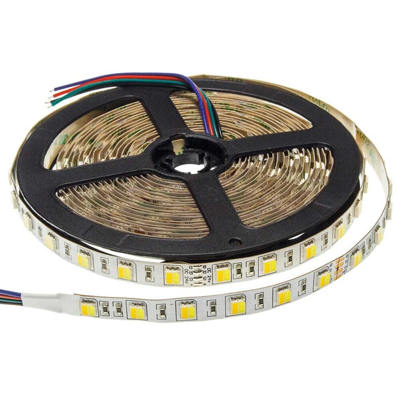Ruban led 16W/m 24V 60LED/m longueur 5m - Blanc cct 6000K-3000K