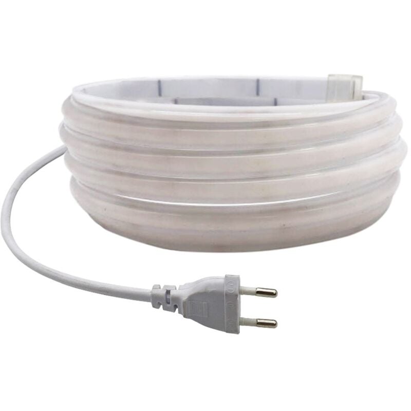 Silamp - Ruban led cob 220V ac 50M IP65 10mm 280LED/M - Blanc Froid 6000K - 8000K