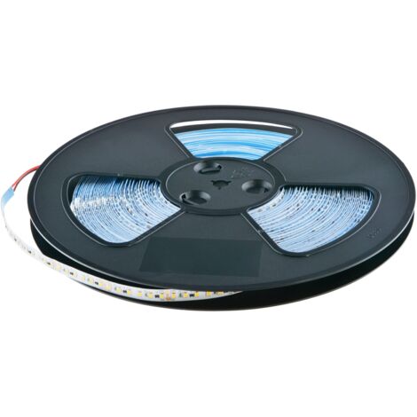 Ruban LED 24V-DC - 15W/m - monochrome - 10mm - IP20 - Rouleau 30 - Blanc Neutre