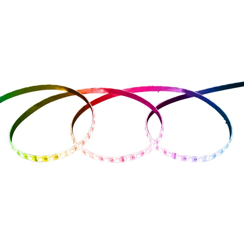 Ledkia - Ruban led 24V dc rgbw 60LED/m 5m IP65 Largeur 12mm Coupe tous les 10cm rgbw