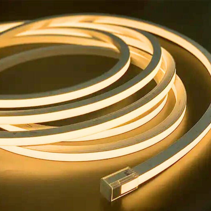 Silamp - Ruban led 24V dc Silicone 50M IP65 - Blanc Chaud 2300K - 3500K