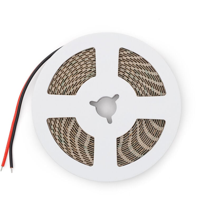 Ledkia - Ruban led 24V dc SMD2835 120 LED/m 5m IP20 High Lumen 2000 lm/m Largeur 8 mm Coupe tous les 5 cm 2700K Blanc chaud