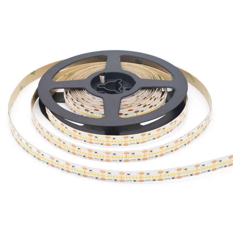 Optonica - Ruban led 24W/m DC24V 300LED/m longueur 5m - Blanc Chaud 3000K