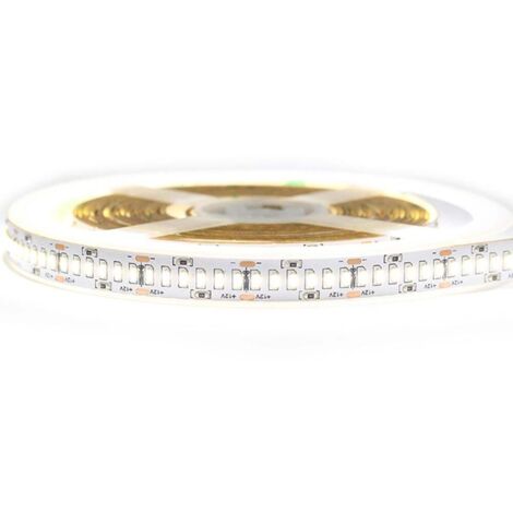 Ruban LED 3014 - 244 leds/m - 5 mètres Blanc froid intérieur (IP20)  Alim 15A: non inclus - Profilé: extra plat (5 x 1 mètre)LE78