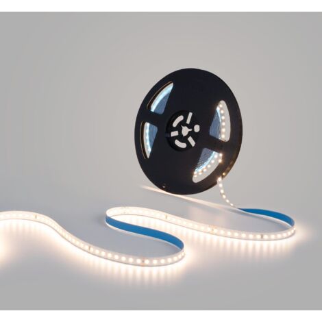 Ruban LED 48V DC - Monochrome - 12W/m - 10mm - 10 mètres - - Blanc Chaud