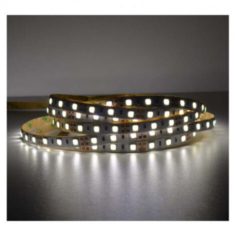 Ruban LED 5 watts /m Blanc - Rouleau 5M 12V Miidex Lighting®  blanc-chaud-3000k - gaine-silicone-ip54