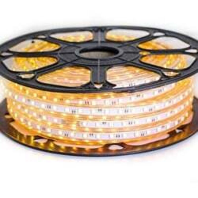 Sysled – Ruban LED 5050 60 LED/m étanche IP68 – Longueur 25 mètres – Luminosité 1080 lumens/m – Alimentation 220V – Dimmable avec variateur