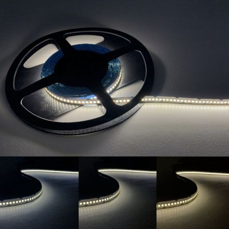 Ruban LED 5M 24V 2835 IP20 240LED/m - Blanc Chaud 2300K - 3500K - SILAMP