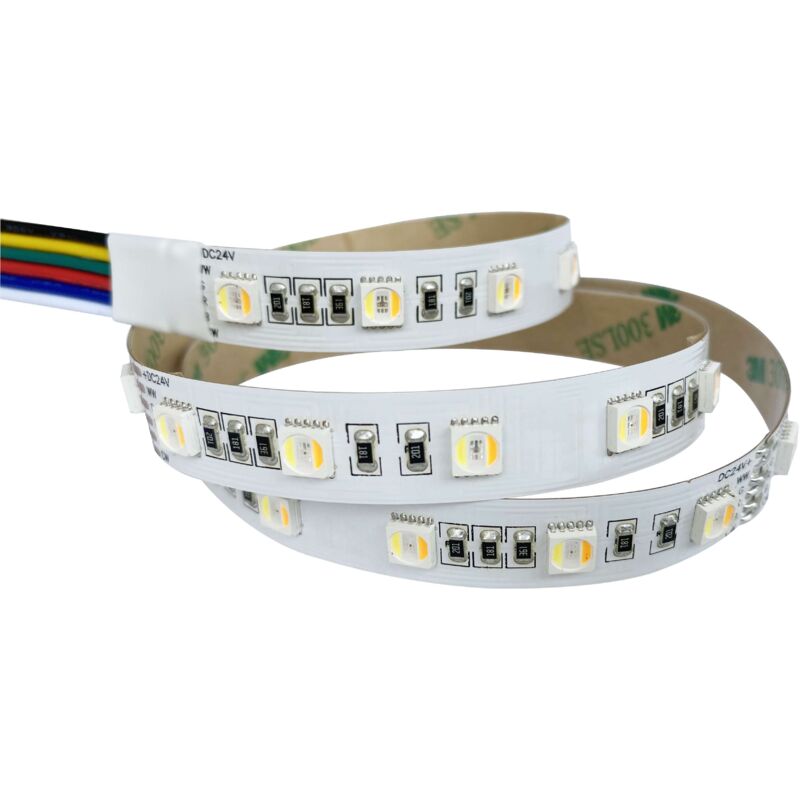 Leclubled - Ruban led 60LED/m 22W/m rgb+cct 2400-6000K 5m