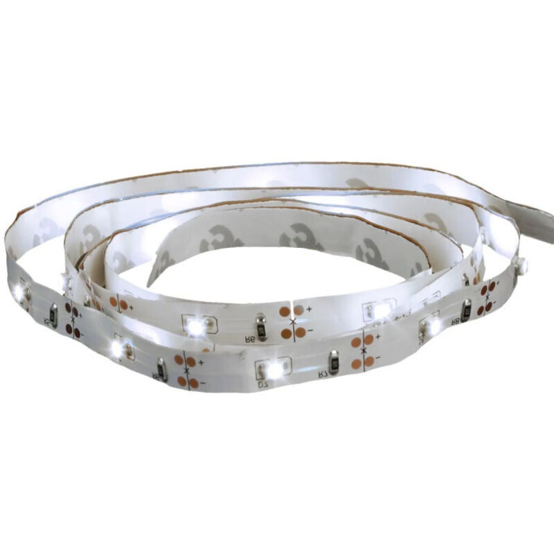 Ruban led 'a Piles' 1m Blanc Froid