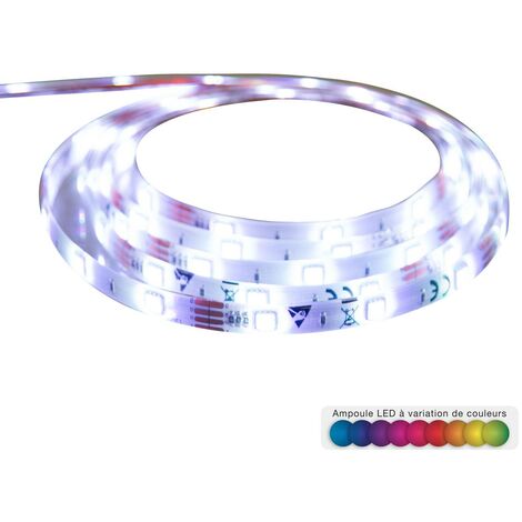 Ruban LED à variation de couleurs 90 LED sur 3M avec Télécommande - Atmosphera