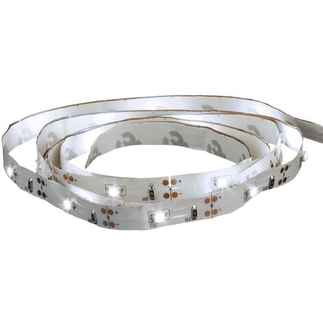 Ruban LED blanc froid à piles 3M - Atmosphera créateur d'intérieur - Blanc