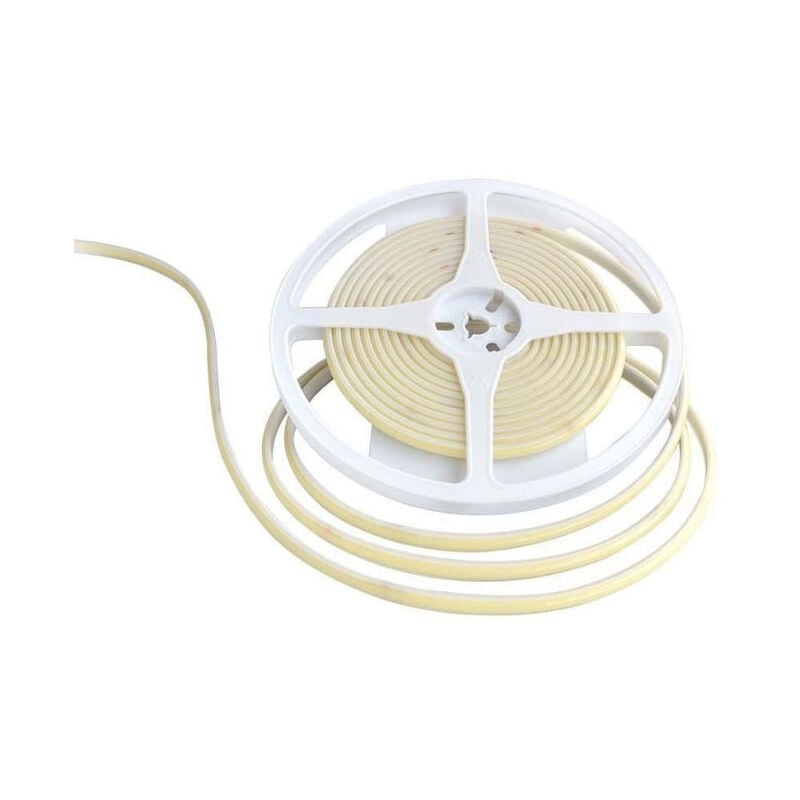 Ruban led cob 5M 24V IP67 320LED/m Ambre Silumen
