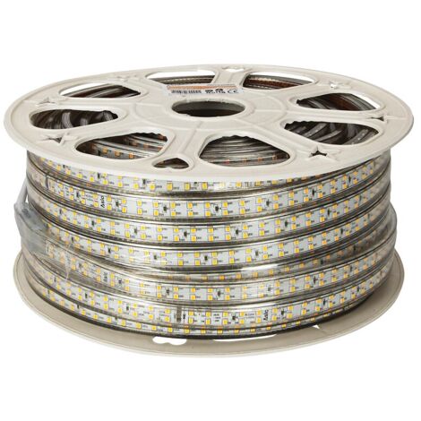 Ruban LED de chantier 230V 15 W-m IP65 4000K L égal à 50m - CENTRAL LOBAO