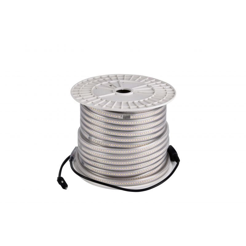 Ruban led de chantier 230V 25m 10W/m IP65 4000K sur Prise Secteur V3