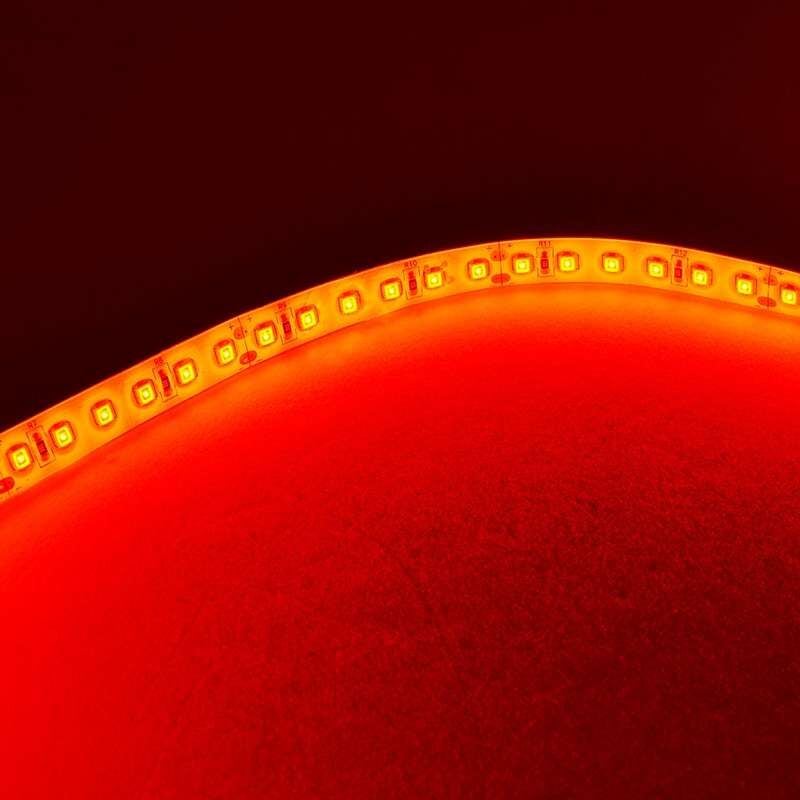 Ruban led étanche 120LED/m 25W/m IP65 5m - Lumière Rouge