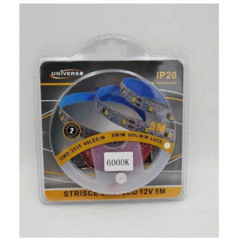 Ruban Led Flexible Modulable 5mt Smd 2835 Différentes Tonalités De Lumière 2835-12v-s
