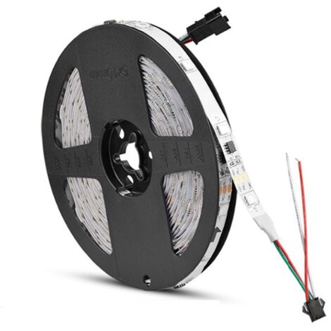 Ruban LED intelligent IC RGB 12V DC - 14,4 W/m - IP20 - 60 LED/m