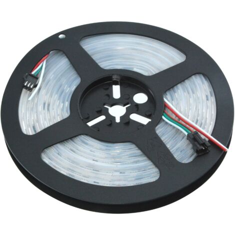Ruban LED intelligent IC RGB 12V DC - 14,4 W/m - IP65 - 60 LED/m