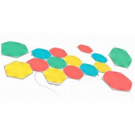 Ruban LED Nanoleaf Shapes Hexagons Starter Kit 15 Panneaux 30 W