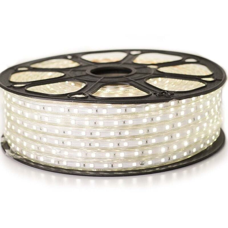 Ruban led Professionnel 5050 60 LED/m de 25 ou 50 mètres Blanc neutre étanche (IP68) Longueur: 50 mètres