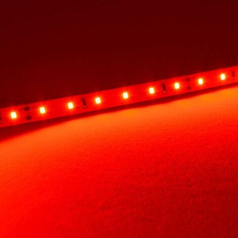 Ruban LED Puissant 60LED/m 5m 13W/m - Lumière Rouge