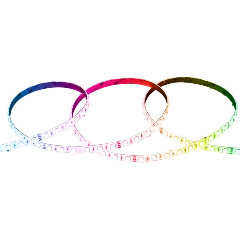 Ledkia - Ruban led rgb 24V dc SMD5050 60LED/m 5m IP65 Largeur 10mm Coupe 10cm rgb