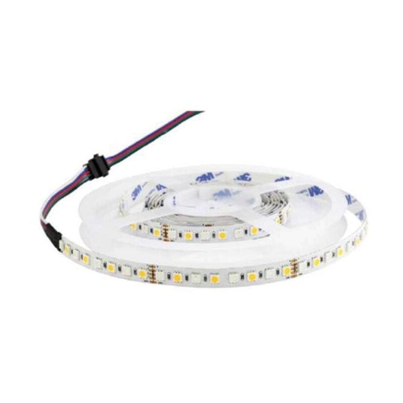 Ruban led rgb+w 96LED/m 19,6W/m Étanche IP65 5m rgb + Blanc Naturel 4200K