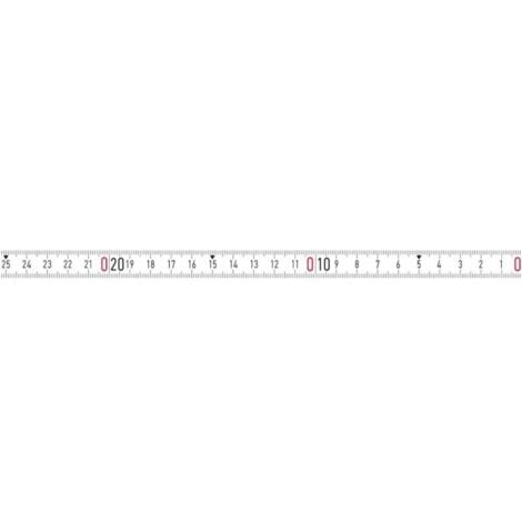 Ruban mesure blanc 10mx13mm auto-adhésif RNL-SK BMI