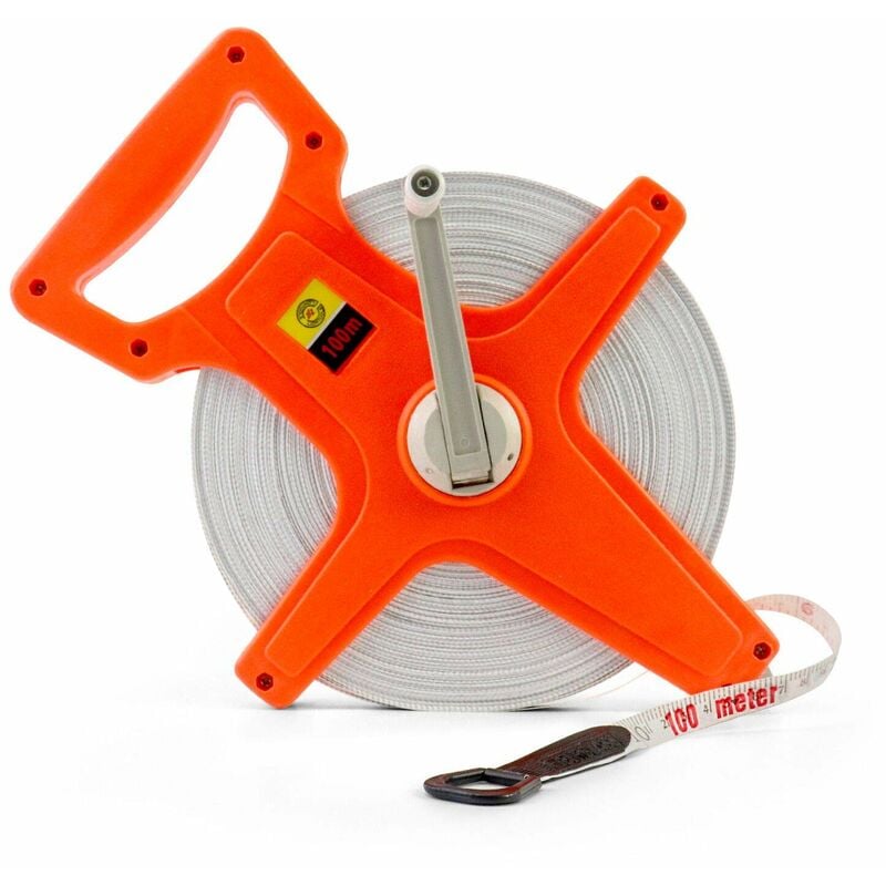 Qiedie - Ruban à mesurer en fibre de verre , rouleau de ruban , 100M / 330 ft , double face