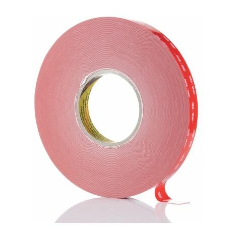 Ruban mousse acrylique double face 3M LSE-060WF VHB™ LSE, Blanc, 19mm x 33m x 0.6mm ( Prix pour 1 )