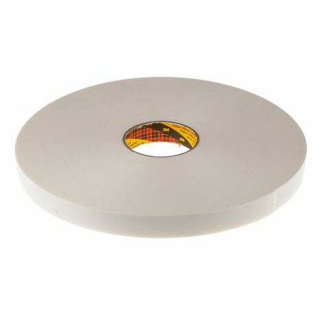 Ruban mousse Polyéthylène  double face 3M SCOTCH 9546, Blanc, 25mm x 66m x 1.15mm ( Prix pour 1 )