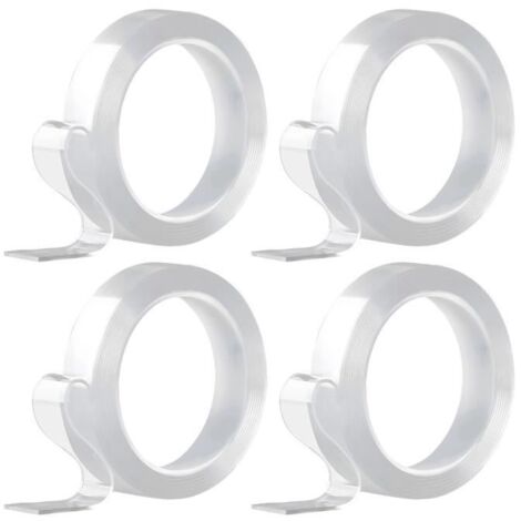 Ruban Nano Double Face Transparent Multifonctionnel Réutilisable