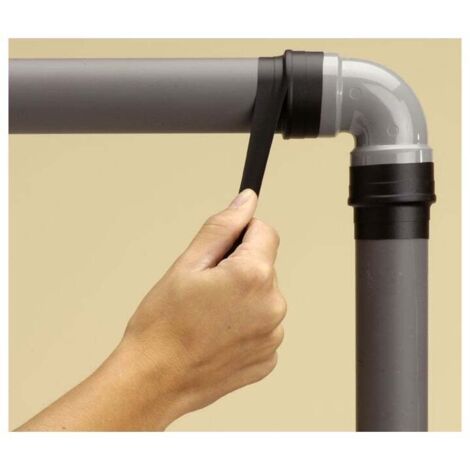 Ruban noir auto-soudant 5 mètres – EPR 2,5 cm de large – Résistance jusqu'à 132 000 volts – Température de -40° à +130° – Astuceo