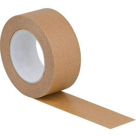 Ruban papier d'emballage marron Longueur 66m, largeur 50mm
