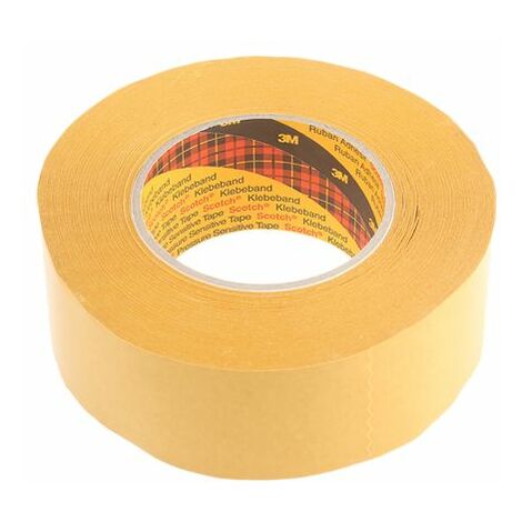 Ruban papier double face Beige 3M 9084, 50mm x 50m x 0.1mm 8 N/cm ( Prix pour 1 )