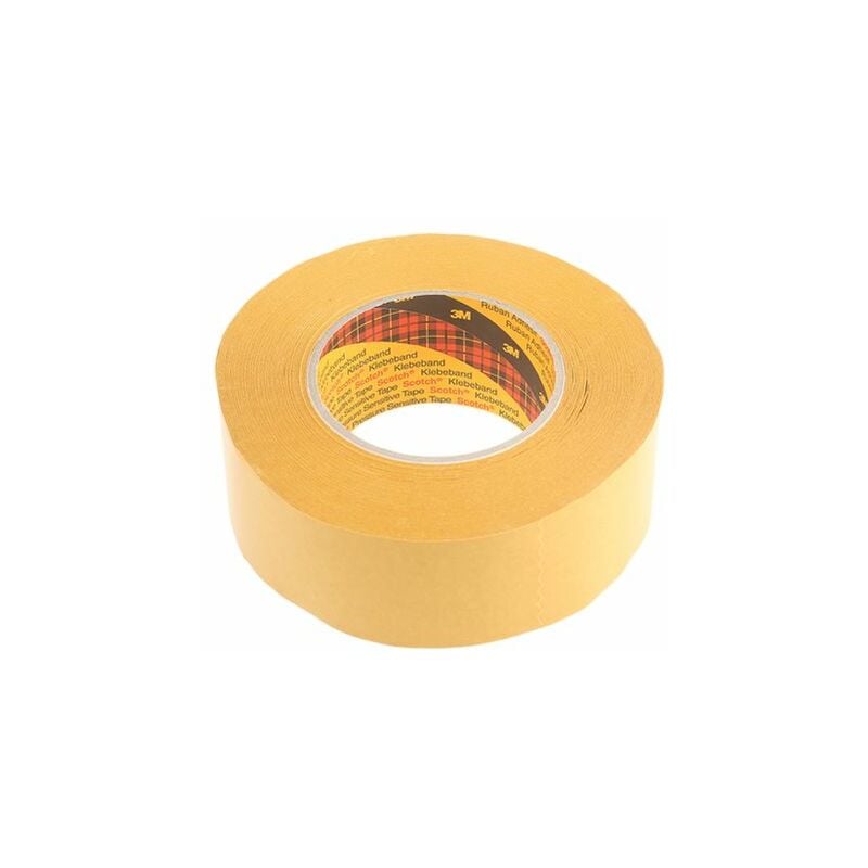 Ruban papier double face Beige 3M 9084, 50mm x 50m x 0.1mm 8 N/cm ( Prix pour 1 )