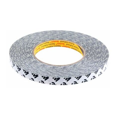 Ruban papier double face Translucide 3M 9086, 12mm x 50m x 0.19mm 16 N/cm ( Prix pour 1 )